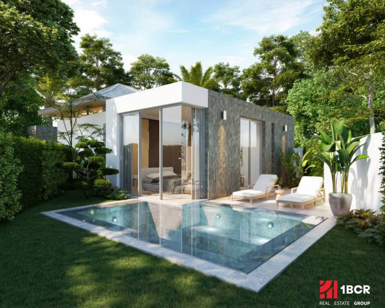exteriér s jacuzzi